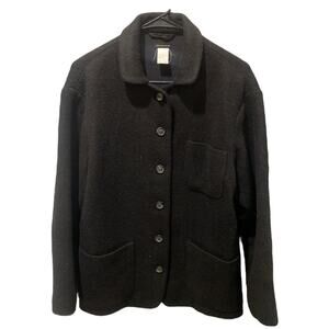 Vintage Industria Knit Jacket, Black ACRYLIC SZ. M